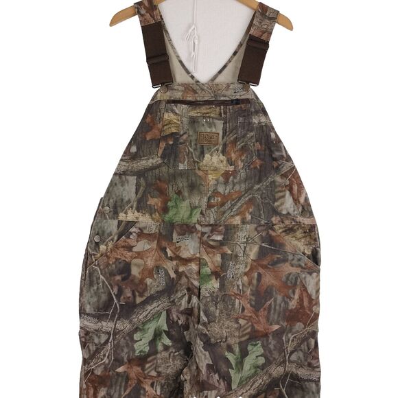 Walls Camouflage Bib Overalls Mens 40x32 Realtree Advantage Camo Hunting VTG - Picture 2 of 16